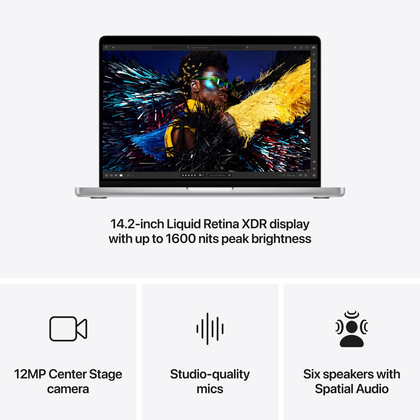 14-inch MacBook Pro M4 - Silver - Nano-texture display